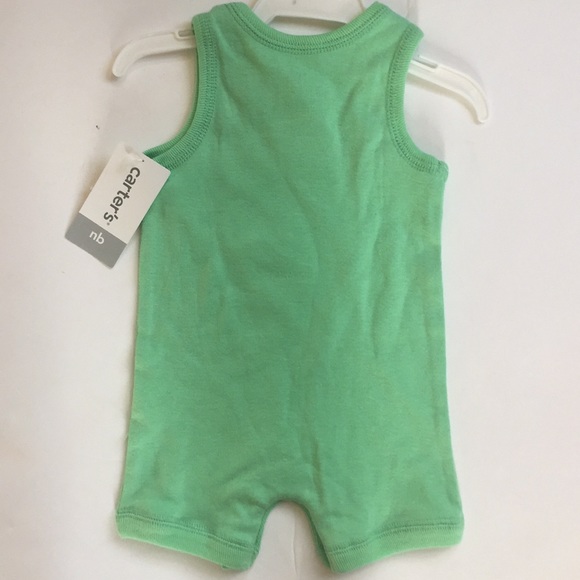 NWT CARTER'S onepiece "SUPER CUTE LITTLE DUDE" - Picture 2 of 2